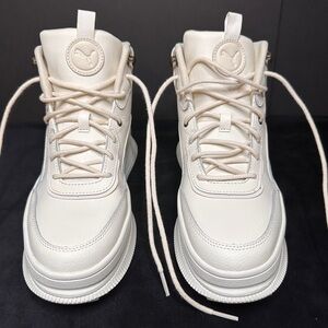 Puma Off-White Leather High-Tops